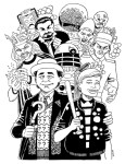 [Seventh Doctor and Ace artwork]