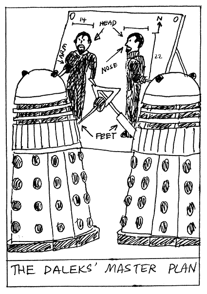 [The Daleks' Master Plan cartoon]